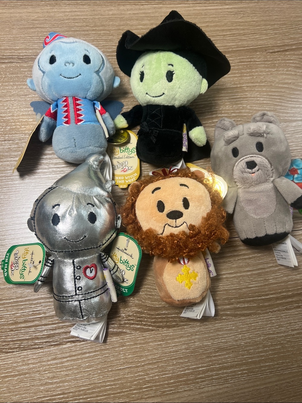 Hallmark Itty Bittys Wizard of Oz Lot of 5 NWT